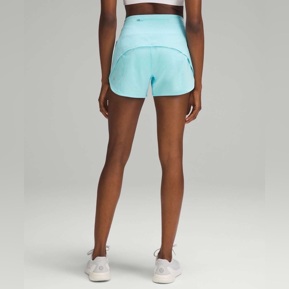 C - Lululemon Speed Up High-Rise Lined Short 4"
Cyan Blue